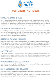 Water Project Fundraising Tips