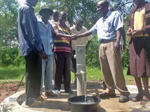 A community received their new well