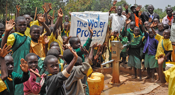 Community with Clean Water in Uganda