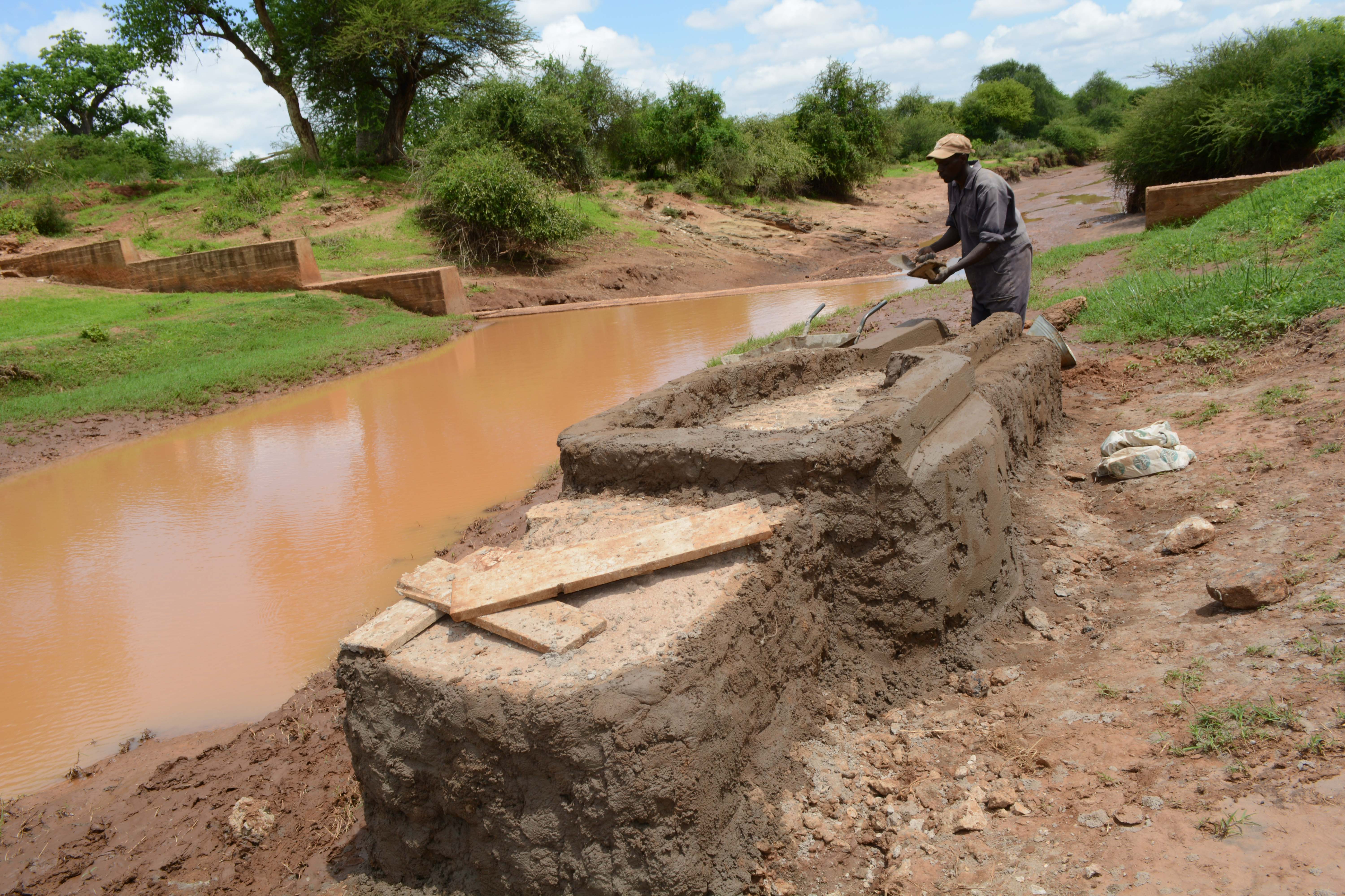 The Water Project Kenya Kumina Wauni New Well Project