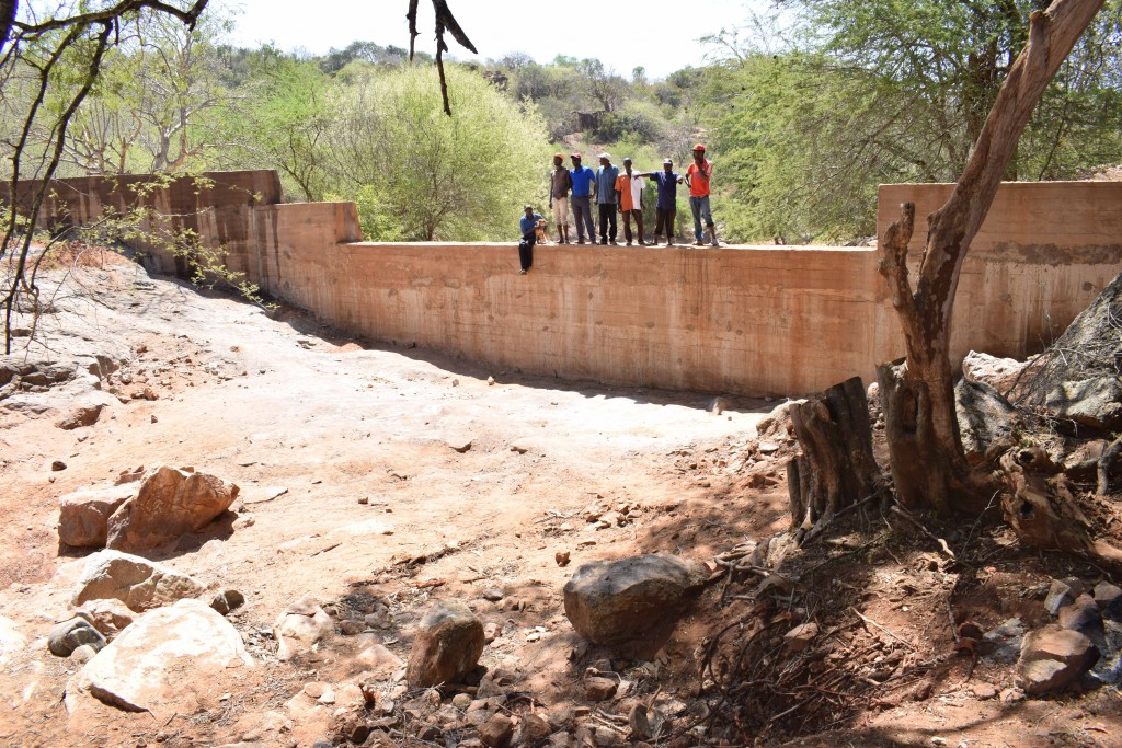 The Water Project : 41-kenya4759-finished-sand-dam
