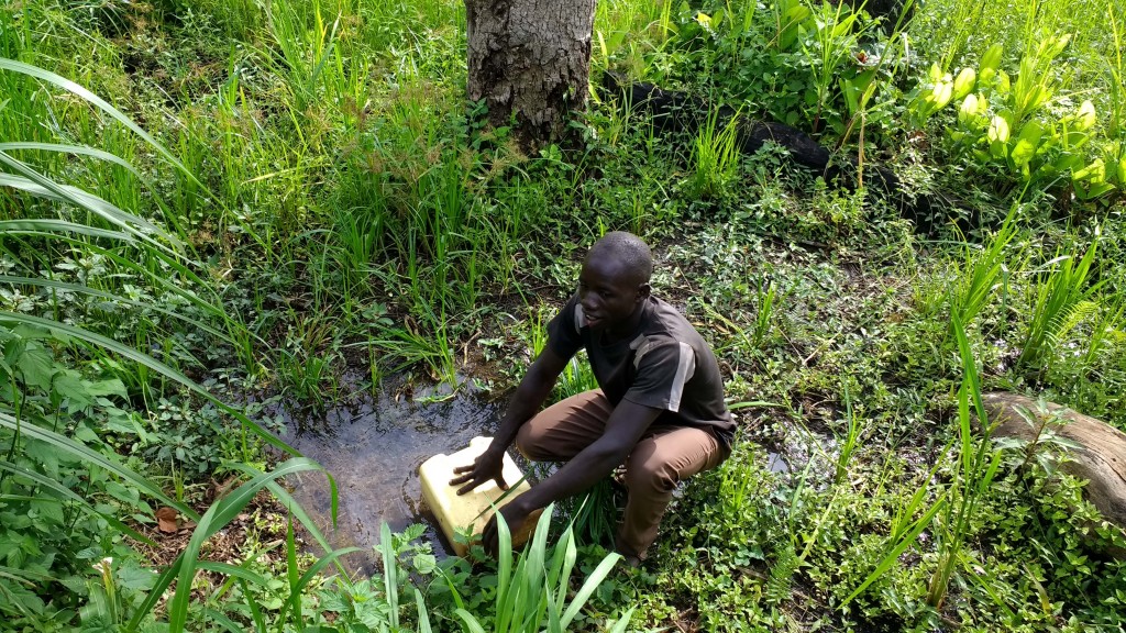 The Water Project : 1-uganda6084-unprotected-spring