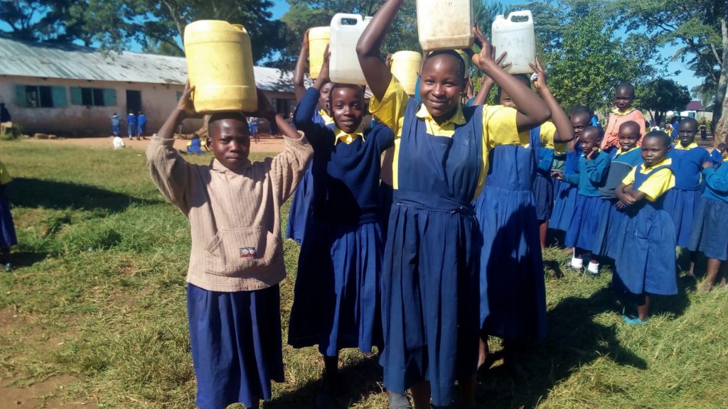 The Water Project : 7-kenya4842-carrying-water