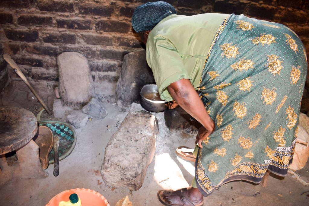 The Water Project : 11-kenya18177-mrs-mutinda-in-kitchen