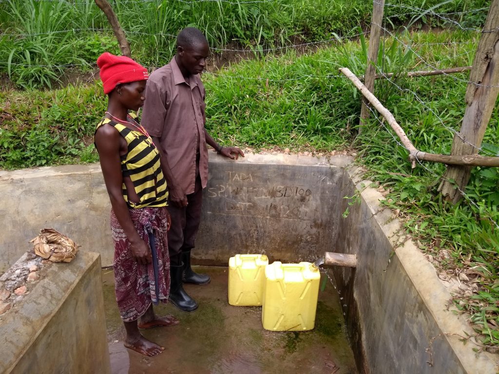 The Water Project Uganda AbangiNdende Community