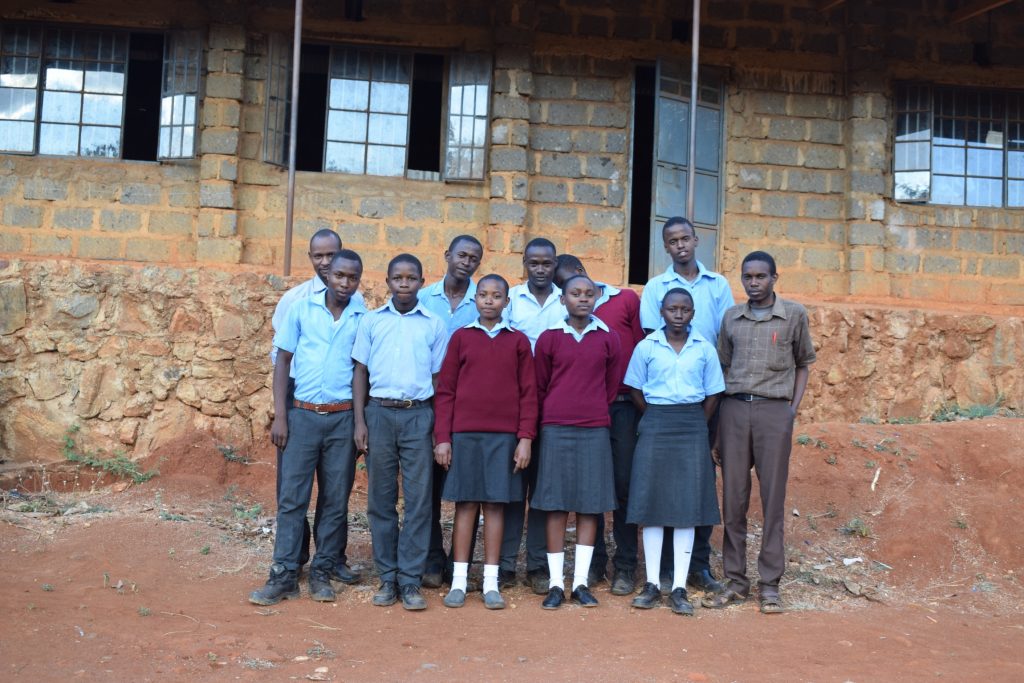 The Water Project : kenya19250-students-and-staff