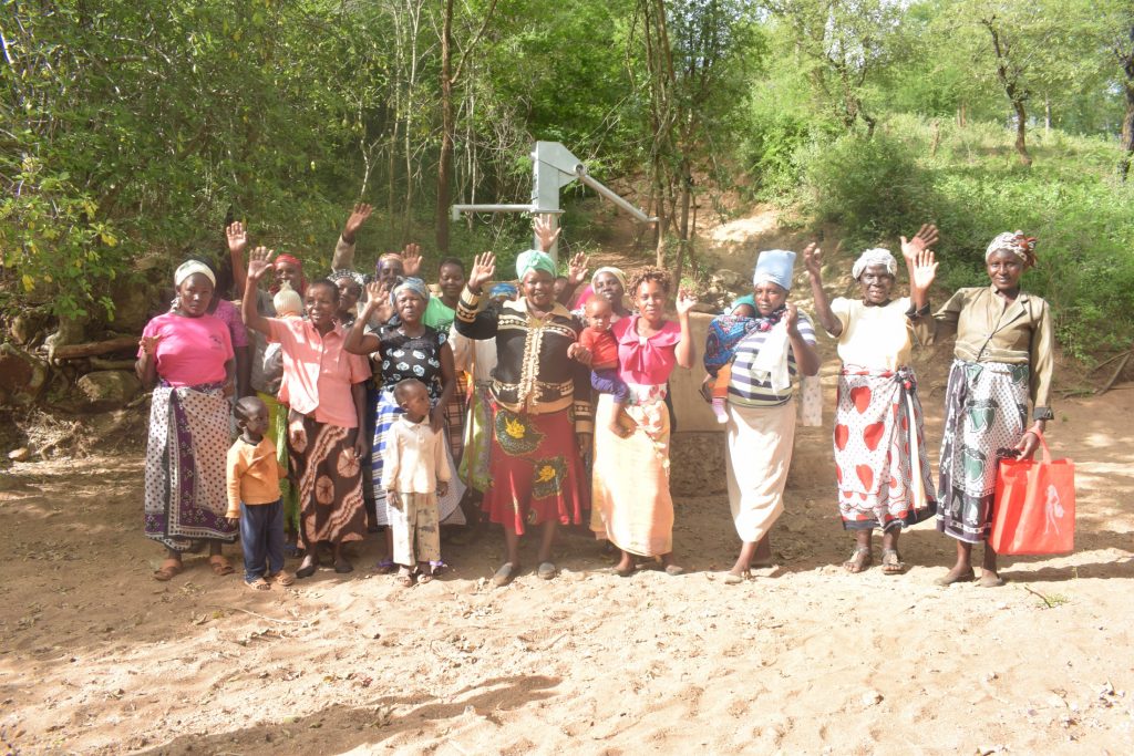 The Water Project : kenya19221-shg-members-at-the-well