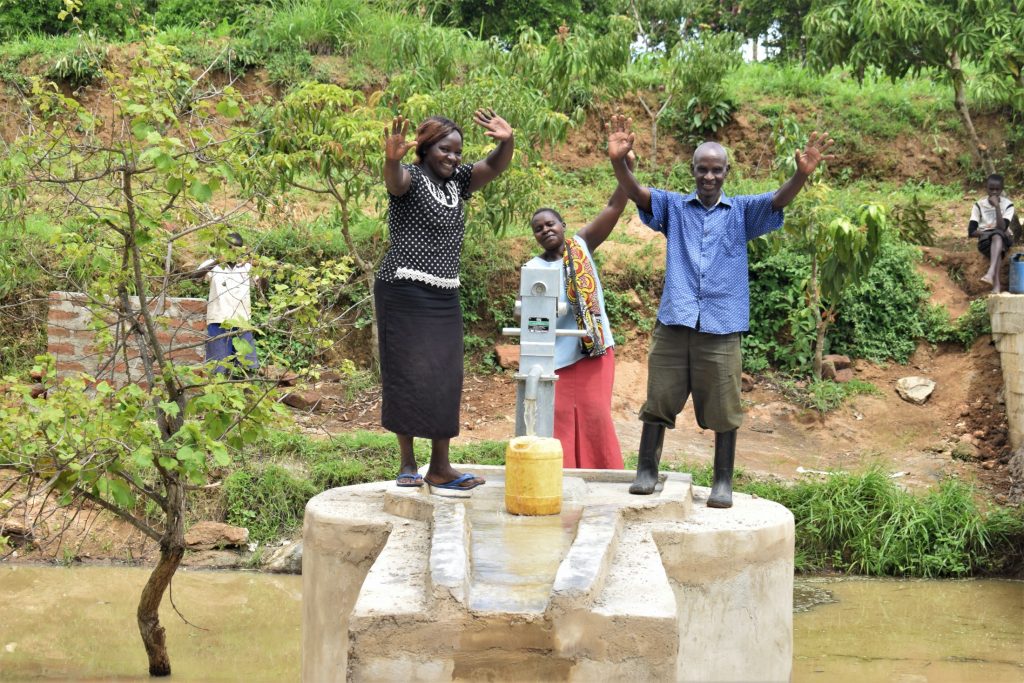 The Water Project : kenya19228-celebrating-the-new-well