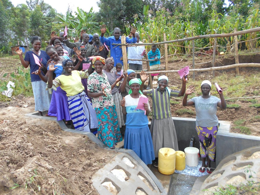 The Water Project : 56-kenya19140-community-celebrates-the-spring