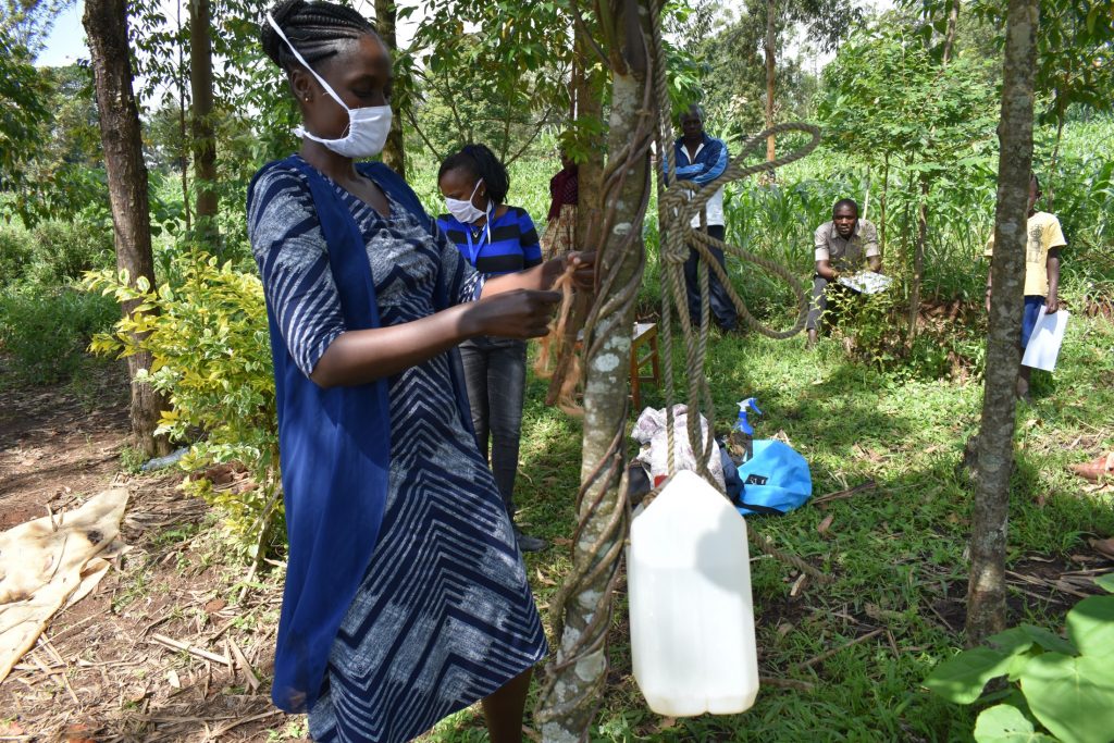 The Water Project : covid19-kenya19145-handwashing-station