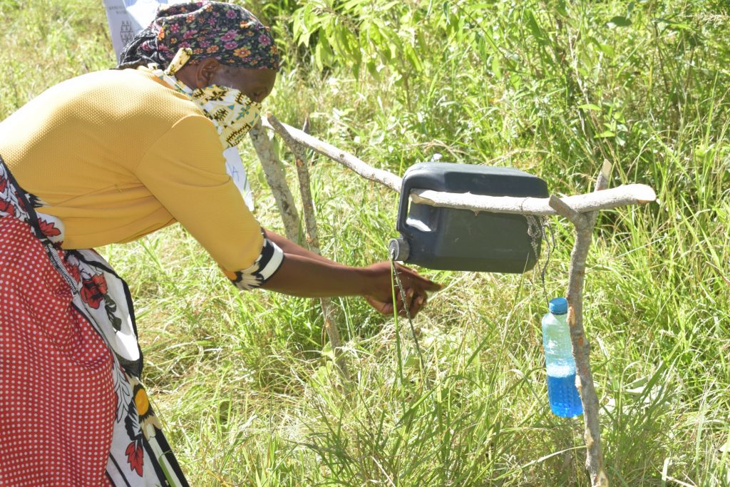 The Water Project : kenya19185-covid19-handwashing-4