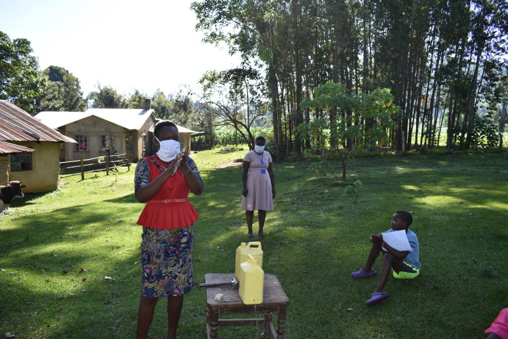 The Water Project : covid19-kenya19136-handwashing-with-soap-and-water-is-essential-to-keep-virus-away