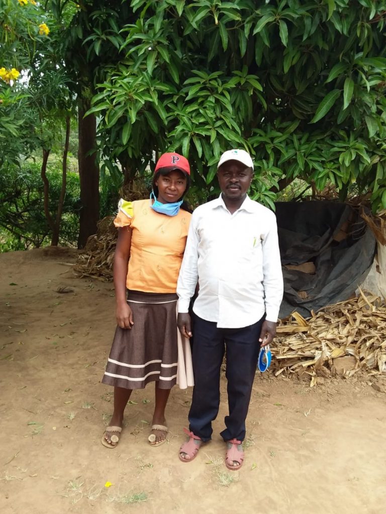 The Water Project : covid19-kenya4782-sebastian-mumo-and-his-wife-2