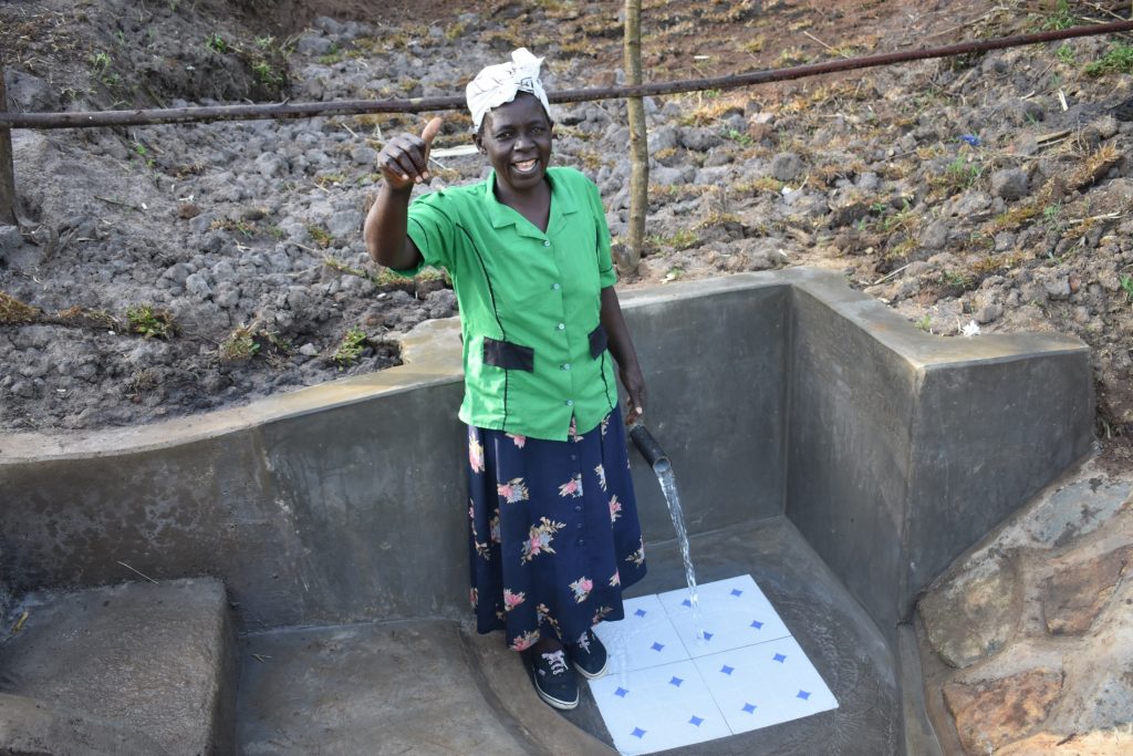 The Water Project : kenya21310-success-at-namukuru-spring-1