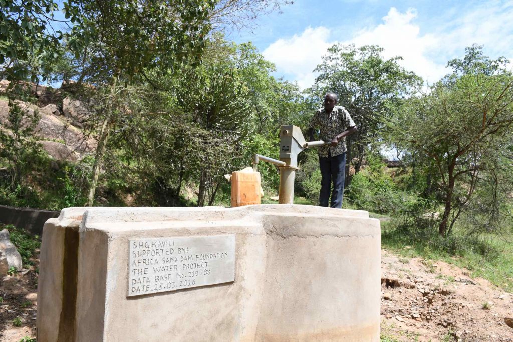 The Water Project : asdf20997kenya-water-flowing