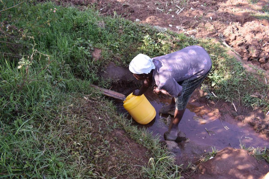 The Water Project : kenya22004-collecting-water-4