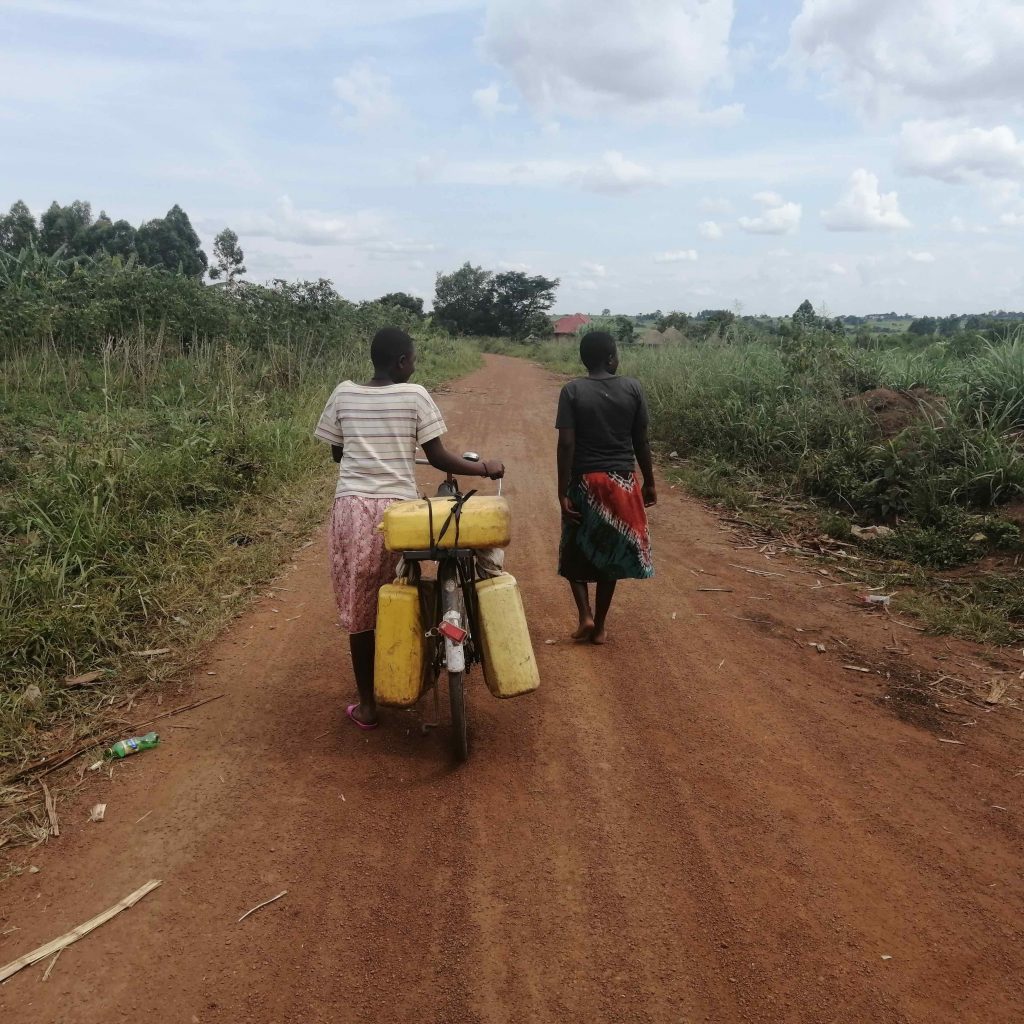 The Water Project : uganda22703-long-way-back