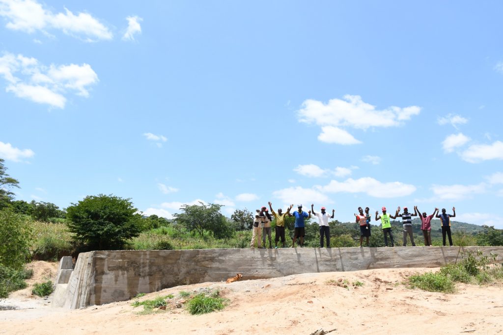 The Water Project : kenya21406_complete-sand-dam-7