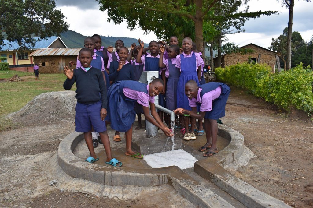 The Water Project : kenya21261-0-pupils-celebrating