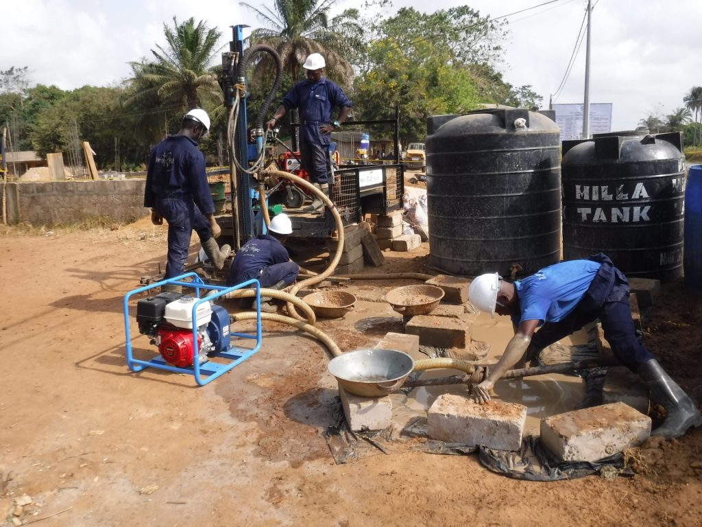 The Water Project : sierraleone22665-drilling-1