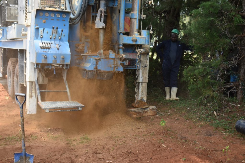 The Water Project : kenya22285-3-drilling-in-progress-1