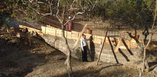 Ngiini water project weir under construction