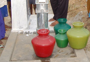 Water from the new well