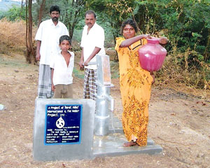 Water from the new well